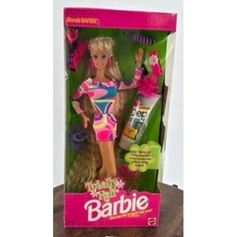 Vintage NEW Mattel 1991 Totally Hair Barbie Blonde